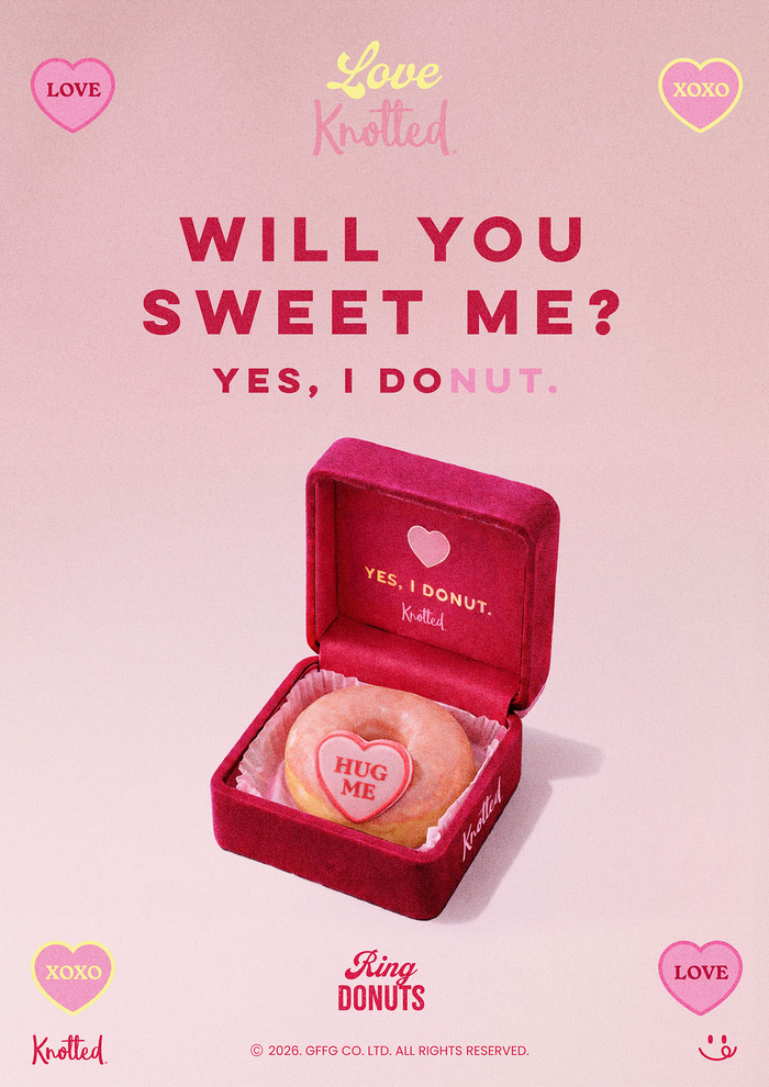 노티드, 발렌타인데이 한정 '반지 도넛' 2종 출시