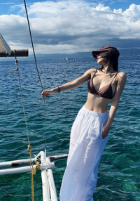 이솔이, 바다 위 비키니 자태 ‘화보 그 자체’