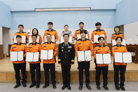 [강원소방]강릉, 세이버(하트, 트라우마) 인증서 수여식