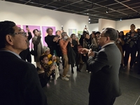 예술의전당 ‘김수철, 소리그림’ 오프닝…윤여정·정우성·박상원 ‘축하 총출동’