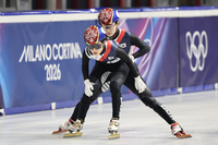 심석희가 밀어주고, 최민정의 시원한 역주 빛났다…쇼트트랙 여자 3000ｍ 계주 결승 진출! 금메달 정조준[2026 밀라노]