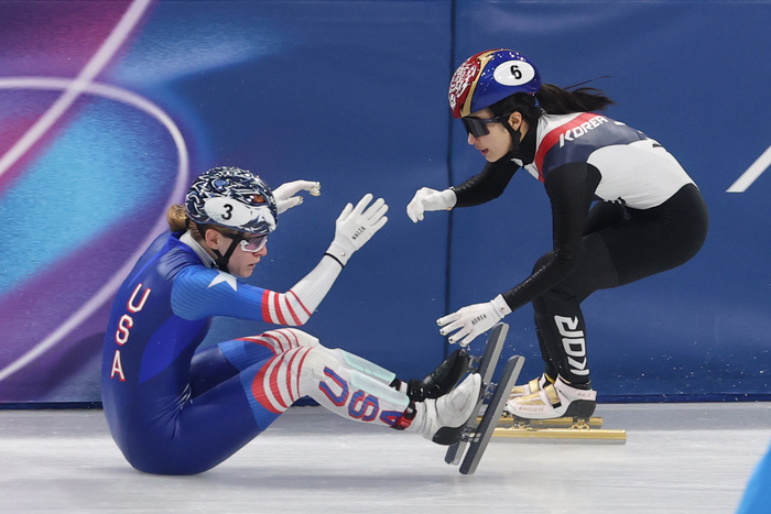 '충격' 김길리 덮친 美스토더드 또 넘어졌다! '벌써 4번째'...참혹한 밀라노의 악몽 [2026 밀라노]