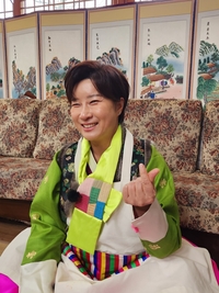 박세리, 세뱃돈 부르는 핑크빛 한복 비주얼