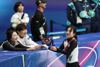 ‘눈물’의 1000m 값진 ‘동메달’ 김길리, 환한 ‘미소’로 축하해준 ‘쇼트트랙 여제’ 최민정[2026 밀라노]