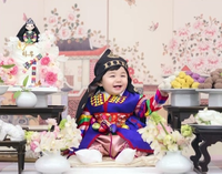 심형탁 아들 하루, 화보 천재네...돌잔치서 꽃도령 변신