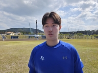 “완성도 최고다” 삼성 3R 루키, 깐깐한 코치 마음 ‘확’ 잡아…“1군 바로 쓰고 싶어” [SS오키나와in]