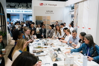 LX하우시스, 북미 주방·욕실 전시회 참가…마감재 상품성에 호평