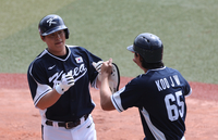 곽빈 155㎞-노시환 투런-문보경 대포…‘7-4 역전승’ WBC 대표팀, ‘감’ 확실히 올라왔다 [SS오키나와in]