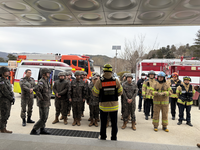 [강원소방]양구, 백두병원 대상 무각본 화재대응훈련