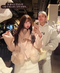 곽민선, ♥송민규 패션 지적?…“나랑 진짜 안맞아” [★SNS]