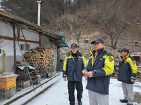 [강원소방]태백의용소방대, 봄철 산불 대비 예방·초기 대응 강화