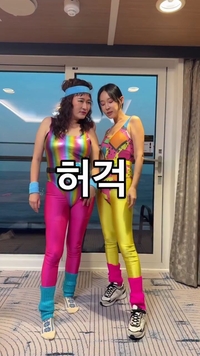 이지혜, 김미려와 에어로빅복 입고 파격 댄스 “누구를 위한 것인지”