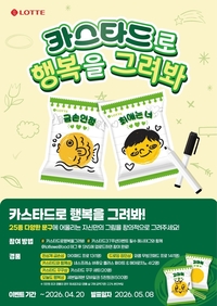 롯데웰푸드, ‘카스타드 꾸미기’ 이벤트 진행…출시 37주년 기념