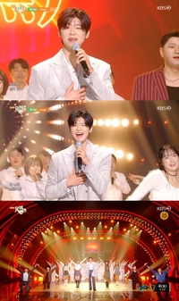 박지현 無 무대, 뮤직뱅크를 뮤지컬로 바꿨다…콰이어X댄서 총출동 첫 공개