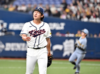 ‘이럴 수가’ 시속 156㎞ 강속구에도…대표팀 ‘에이스’ 곽빈, 한신전 2이닝 3실점 ‘불안’ [SS오사카in]