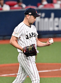 [포토]1회부터 3실점한 일본 대표팀의 기구치 유세이