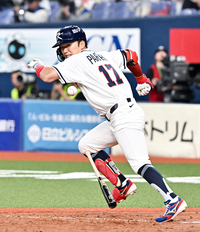 [포토]번트 안타 치는 박해민