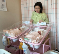 크레용팝 초아, 일란성 쌍둥이 건강하게 출산... “네 가족 행복하게 살게요”