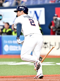 [포토]적시타 치는 이정후