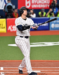 [포토]오타니, 첫 타석 힘찬 스윙