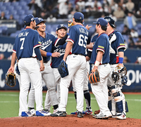 [포토]오릭스와의 연습경기 승리한 한국 야구대표팀