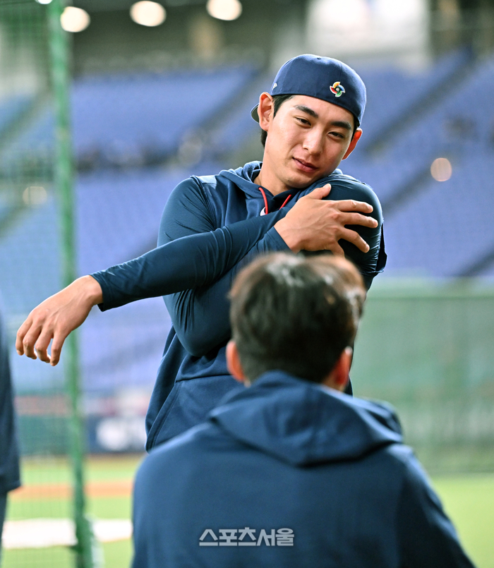 [포토]오릭스전 준비하는 이정후