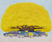 ‘미선이네·경희네·상철이형네’…김용일, 집과 나무로 그리움을 깨우다