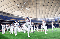 [포토]도쿄돔 첫 훈련 진행하는 야구대표팀