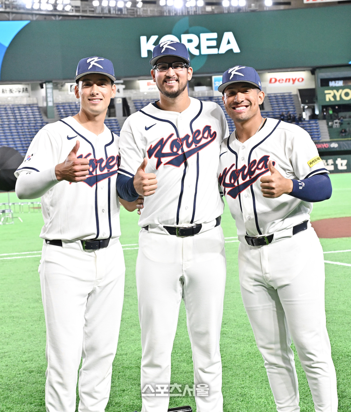[포토]WBC 한국 대표팀의 메이저리거 3인방