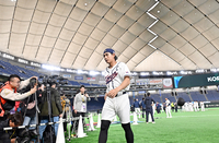 [포토]체코전 하루 앞두고 훈련 마친 이정후