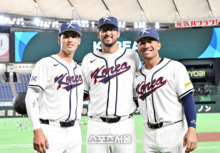 [포토]WBC 한국 대표팀의 위트컴-더닝-존스