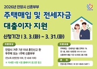 안양시, 신혼부부 주택매입·전세 대출이자 지원