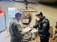 [강원소방]화목보일러 사용주택 안전점검 완료