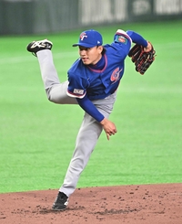 [포토]호주전 선발 등판한 대만의 쉬러시