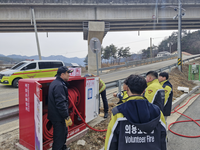 [강원소방]양구, 봄철 대형산불 대비 ‘예비주수의 날’ 운영