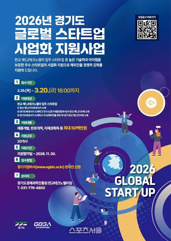 경과원, 글로벌 스타트업 기업 20곳 선정...최대 5000만 원 지원 - 뉴스 썸네일 이미지