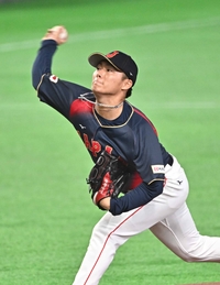 [포토]대만전 역투하는 일본 선발 야마모토
