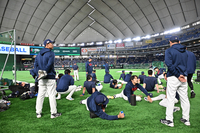 [포토]일본전 준비하는 대한민국 야구대표팀