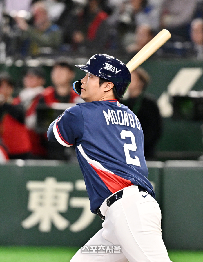 [포토]문보경의 2타점 2루타
