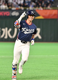 [포토]김혜성, 곧바로 동점!