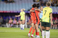 교체카드 김신지·강채림 모두 적중! 女축구 ‘신상우 매직’, 호주와 3-3 무승부…조 1위로 아시안컵 8강행