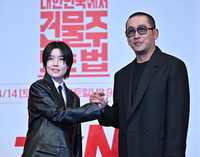 [포토] 심은경-하정우 ‘블랙 카리스마’