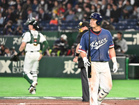 [포토]노시환, 삼진 아웃의 아쉬움