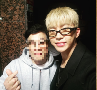 임영웅, 금발 공개 전 이미 포착?…SNS서 돌던 고깃집 사진 화제