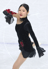 ‘글로벌 패션 매체 인정’ 女피겨 이해인 검은+붉은 꽃장식 드레스, ISU ‘베스트 의상상’ 후보로