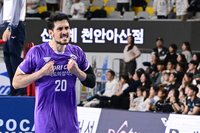 멈출 줄 모르는 우리카드 ‘기세’, 에이스 아라우조 “서로 지지·믿음이 좋은 결과로, 세터 한태준 대단한 선수”[현장인터뷰]