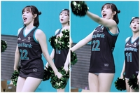 치어리더 하지원, 열정과 패기의 아이콘 응원!