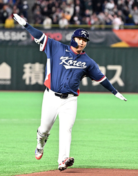 이정후 앞으로 전력질주한 안현민-“고마워요 데일”…기적의 8강 여운 [2026 WBC]