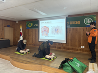 [강원소방]인제, 한국산림인 인제지회 대상 근로자 안전보건교육