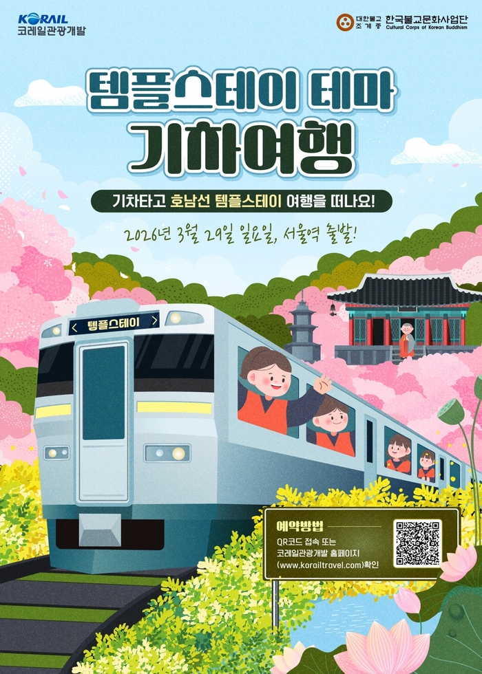 단돈 10만 원에 ‘산사 힐링+빵지순례’ 끝...코레일 템플스테이 기차여행 29일 첫출발